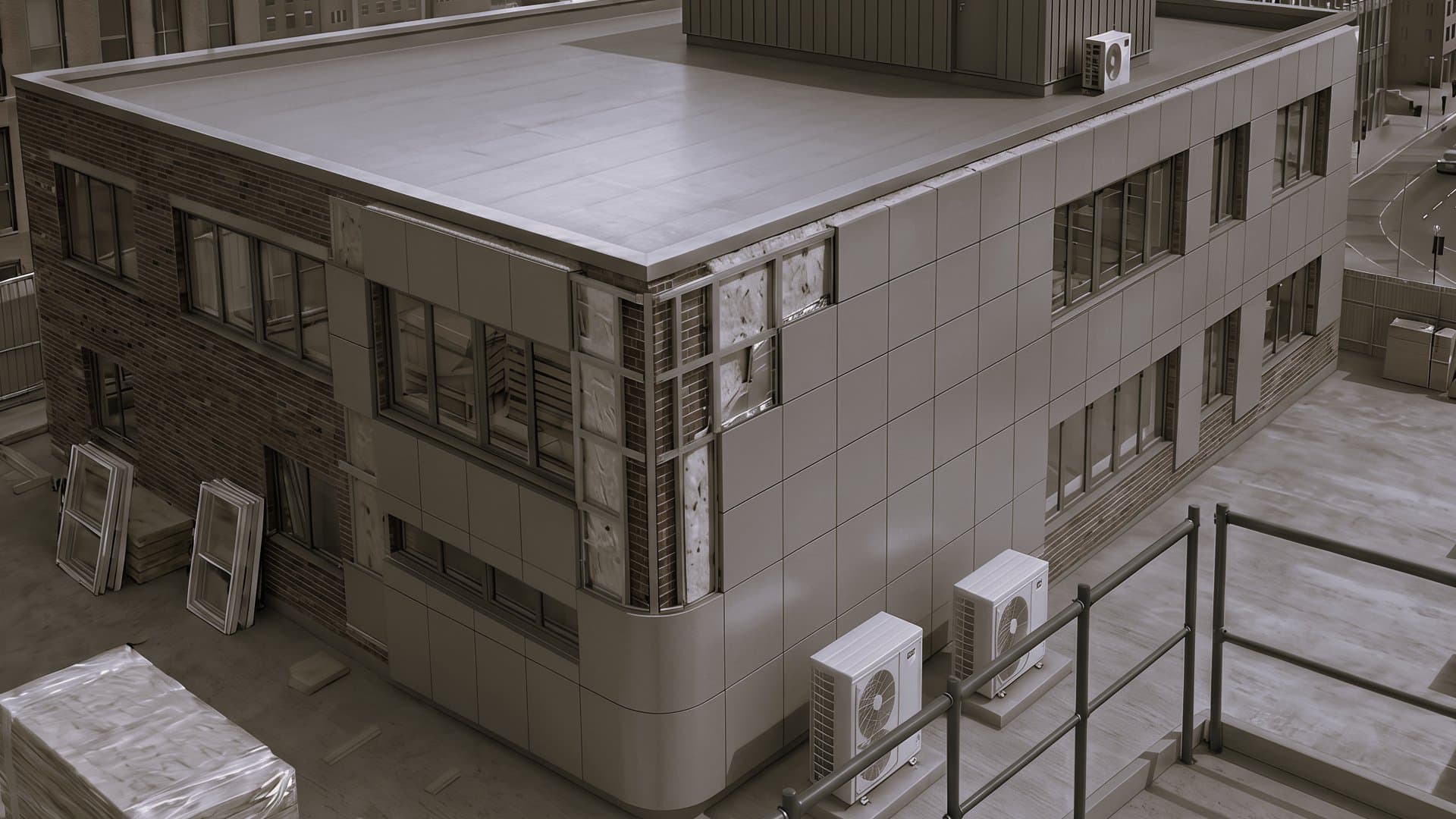 Retrofit and sustainability construction project